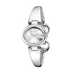 Ceas exclusivist dama Gucci Guccissima 27mm Stainless Steel Bangle Watch-YA134502 Stainless Steel