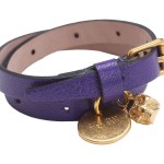 Alexander McQueen - Double Wrap Bracelet Purple