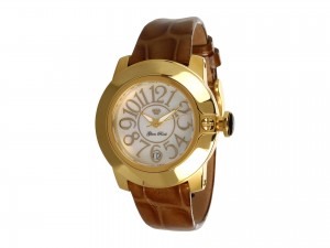 Ceas de lux pentru femei Glam Rock Lady SoBe 40mm Gold Plated Watch with Patent Strap- GR31010 Gold/Brown . Comanda din Romania sau de pe amazon.com sau amazon UK