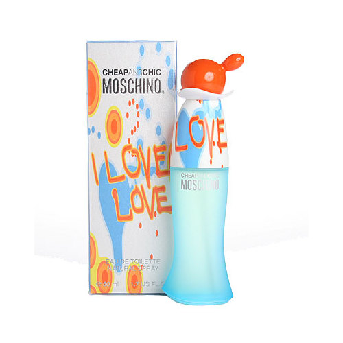 Marci, branduri si produse originale: Moschino I Love Love Eau de Toilette fresh de dama.