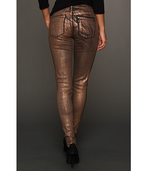 Jeansi originali Levi`s de dama, culoare: Black w/ Copper Foil, jeansi de designer, foarte eleganti.