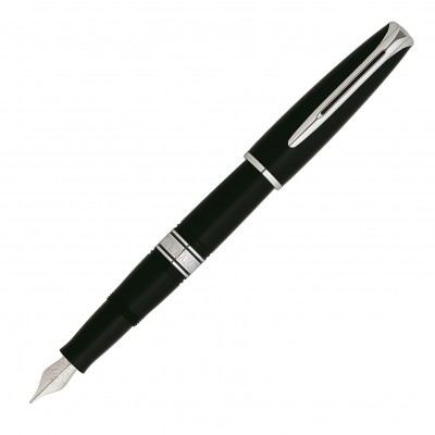 Cadouri de lux Stilou negru cu accesorii argintii, WATERMAN Charleston