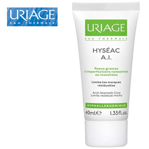 Crema Uriage Hyseac A.I. ten gras 40ml, ce actioneaza asupra imperfectiunilor pielii grase cu tendinta acneica
