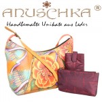 Geanta dama imprimeu floral Anuschka Handbags 450 Python Bloom