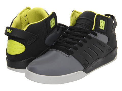 Bascheti, Ghete si Adidasi Supra - Skytop III - Black TUF/Grey Leather/Grey de dama