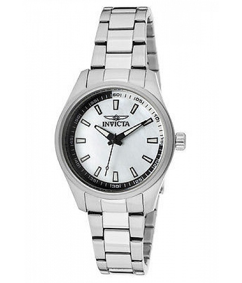 Casual Invicta Watch 12830 Women's Specialty White Mother Of Pearl Dial Stainless Steel. Ceasurile Invicta au fost create de o companie fondata in 1837 de catre Raphael Picard in chiar patria ceasurilor, Elvetia. Numele de Invicta vine din limba latina si inseamna invincibil. Strategia lui Picard era de a crea ceasuri de mana la standardele industriei elvetiene si in acelasi timp la preturi mai mici. De-a lungul timpului compania Invicta a produs numeroase ceasuri care s-au remarcat prin designul elegant si fiabilitate si in cateva cazuri prin serii limitate de ceasuri rare, de lux.