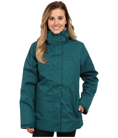 Columbia dama Geaca Sleet To Street Interchange imbracaminte Columbia Sportswear in Romania. Atunci cand sezonul rece isi face simtita aparitia, orice femeie isi doreste o geaca pe cat de functionala pe atat de frumoasa, adaptata atat stilului modei, cat si capriciilor vremii.  Colectia de geci de iarna Columbia pentru femei include renumitele modele performante din punct de vedere al confortului termic datorita tehnologiilor patentate Columbia, Omni-Heat si Omni-Teech. Tehnologia Omni-Heat patentata a marcii Columbia ajuta la mentinerea temperaturii corpului prin retinerea caldurii in timp ce elimina transpiratia pentru a va simti confortabil. Tehnologia Omni-Teech ofera impermeabilitate.