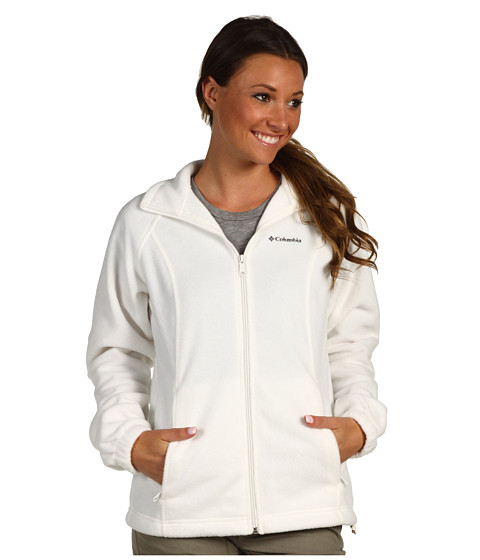 Jacheta alba Columbia Benton Springs Full Zip imbracaminte Columbia Sportswear in Romania. Dedicate tuturor pasionatelor de drumetii si aventuri urbane sau in natura, zecile de modele de canadiene, geci si jachete Columbia sunt realizate la cele mai inalte standarde de calitate si confort. Materialele impermeabile, captuseala din puf sau pene ce ofera confort termic ridicat nu dau kilograme in plus produsului, culorile deosebite dar versatile in acelasi timp sunt doar cateva din caracteristicele intalnite la gecile si jachetele de toamna iarna pentru femei de la Columbia.