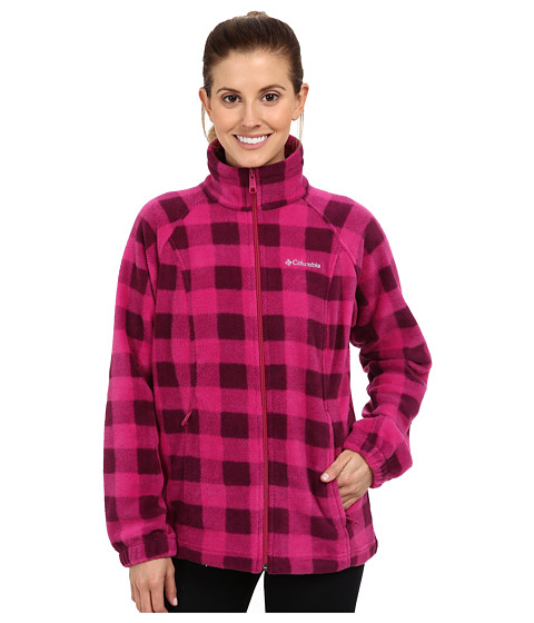 Jacheta dama Columbia Benton Springs Deep Blush imbracaminte Columbia Sportswear in Romania. Gecile, Jachetele si vestele de drumetii montane pentru femei Columbia Sportswear  in diferite variante de lungimi Tall sau Extended, in culori vii sau in clasicul negru si elegantul alb prezinta un film frumos in aer liber in care estetica alpina si notorietatea firmei producatoare intalnesc acum noile tehnologii avansate de pastrare a confortului si caldurii corpului.