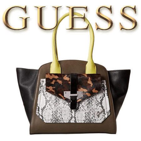 Geanta Olive GUESS Quinn Privy Tote Multi